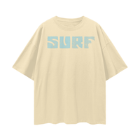 Load image into Gallery viewer, Cali Surf Oversized T-shirt, California Surf Tee, Beach Festival, Retro Coastal Graphic Tee, Vintage Washed Unisex T-Shirt, Cali Surf Top