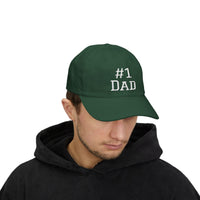 Load image into Gallery viewer, #1 Dad Hat, Father's Day Gift , Embroidered Baseball Cap, Dad Birthday Gift, New Dad Gift, Papa Hat, Gift for Father