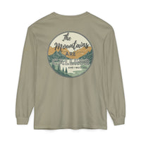 Load image into Gallery viewer, 🧗🏻‍♀️Mountains are Calling!  Long Sleeve T-Shirt - Comfort Colors
