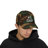 Load image into Gallery viewer, #1 Dad Hat, Father's Day Gift , Embroidered Baseball Cap, Dad Birthday Gift, New Dad Gift, Papa Hat, Gift for Father