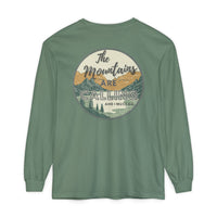 Load image into Gallery viewer, 🧗🏻‍♀️Mountains are Calling!  Long Sleeve T-Shirt - Comfort Colors
