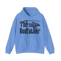 Load image into Gallery viewer, 🎣"The Rodfather" Fishing Hoodie - THE Perfect GIFT for your favorite Fishermen, Salty Cotton Designs🎣
