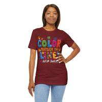 Load image into Gallery viewer, 🧩'Color Outside the Lines ' l Autism Awareness T-Shirt💙