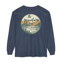 Load image into Gallery viewer, 🧗🏻‍♀️Mountains are Calling!  Long Sleeve T-Shirt - Comfort Colors
