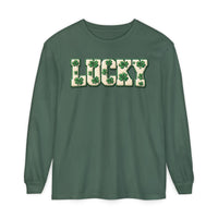 Load image into Gallery viewer, ☘️Lucky Long Sleeve Shirt – St. Patrick’s Day Vibes🌈