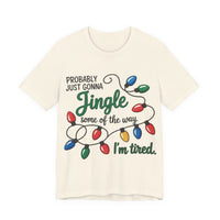 Load image into Gallery viewer, 🎄Tired Parent or Teacher Christmas Tee🎄 – Funny Holiday Shirt – Bella Canvas 3001