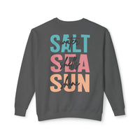 Load image into Gallery viewer, ☀️Saltwater, Seashells &amp; Sunshine Lightweight Crewneck Sweatshirt  — Comfort Colors 🐚
