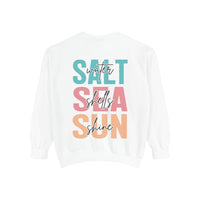 Load image into Gallery viewer, 🌴Saltwater, Seashells &amp; Sunshine — Comfort Colors Crewneck Sweatshirt by Salty Cotton Designs🌴