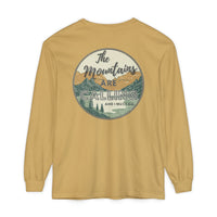 Load image into Gallery viewer, 🧗🏻‍♀️Mountains are Calling!  Long Sleeve T-Shirt - Comfort Colors
