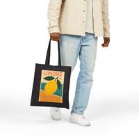 Load image into Gallery viewer, 🍋Lemon Theme Cotton Canvas Tote Bag | Eco-Friendly Market Tote♻️
