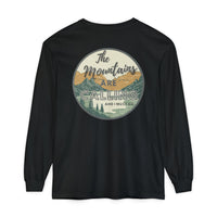 Load image into Gallery viewer, 🧗🏻‍♀️Mountains are Calling!  Long Sleeve T-Shirt - Comfort Colors
