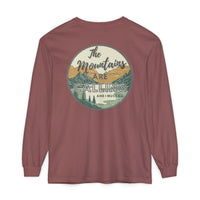 Load image into Gallery viewer, 🧗🏻‍♀️Mountains are Calling!  Long Sleeve T-Shirt - Comfort Colors
