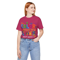 Load image into Gallery viewer, 🧩'Color Outside the Lines ' l Autism Awareness T-Shirt💙