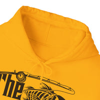 Load image into Gallery viewer, 🎣"The Rodfather" Fishing Hoodie - THE Perfect GIFT for your favorite Fishermen, Salty Cotton Designs🎣