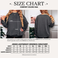 Load image into Gallery viewer, ☀️Saltwater, Seashells &amp; Sunshine Lightweight Crewneck Sweatshirt  — Comfort Colors 🐚
