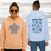 Load image into Gallery viewer, 🌊Ocean Conservation Hooded Sweatshirt- Comfort Colors
