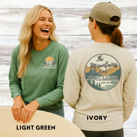 Load image into Gallery viewer, 🧗🏻‍♀️Mountains are Calling!  Long Sleeve T-Shirt - Comfort Colors
