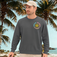 Load image into Gallery viewer, ☀️Saltwater, Seashells &amp; Sunshine Lightweight Crewneck Sweatshirt  — Comfort Colors 🐚
