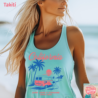 Load image into Gallery viewer, 🌊California Surfer🌊~ Racerback Tank Top by Next Level!
