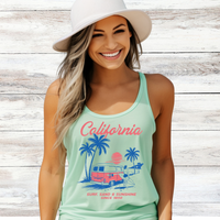 Load image into Gallery viewer, 🌊California Surfer🌊~ Racerback Tank Top by Next Level!
