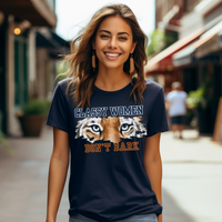 Load image into Gallery viewer, 🧡💙Classy Women Don&#39;t Bark Tee -  College Football Statement Tee, Auburn vs Georgia!
