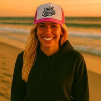 Load image into Gallery viewer, 🧢&quot;Well, Sheeyit!&quot; Funny Trucker Hat – Retro Mesh Unisex Cap 🌴
