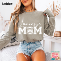 Load image into Gallery viewer, 🥍Calling all LAX MAMAS!! Long Sleeve T-Shirt from Comfort Colors~Perfect wear in every season. A+ Gift Idea!🥍
