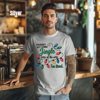 Load image into Gallery viewer, 🎄Tired Parent or Teacher Christmas Tee🎄 – Funny Holiday Shirt – Bella Canvas 3001