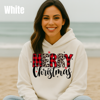 Load image into Gallery viewer, Cozy oversized Christmas hoodie in vintage Comfort Colors style