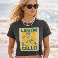 Load image into Gallery viewer, 🍋COOOOL Vintage Lemon Cello Boxy Tee, Cozy Casual Shirt, Gift for Her, Trendy Lemon Graphic Tee🍋