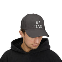Load image into Gallery viewer, #1 Dad Hat, Father's Day Gift , Embroidered Baseball Cap, Dad Birthday Gift, New Dad Gift, Papa Hat, Gift for Father