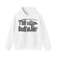 Load image into Gallery viewer, 🎣"The Rodfather" Fishing Hoodie - THE Perfect GIFT for your favorite Fishermen, Salty Cotton Designs🎣
