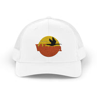 Load image into Gallery viewer, Sunset Duck Trucker Cap – Embroidered Wildlife Snapback