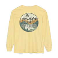 Load image into Gallery viewer, 🧗🏻‍♀️Mountains are Calling!  Long Sleeve T-Shirt - Comfort Colors
