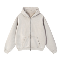 Load image into Gallery viewer, Oatmeal beige hoodie with 'Salty Cotton' branding on a neck tag.