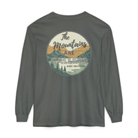Load image into Gallery viewer, 🧗🏻‍♀️Mountains are Calling!  Long Sleeve T-Shirt - Comfort Colors
