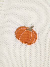 Load image into Gallery viewer, A picture of the orange pumpkin embroidery.