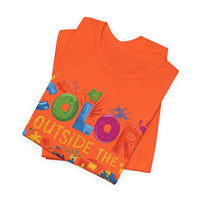 Load image into Gallery viewer, 🧩'Color Outside the Lines ' l Autism Awareness T-Shirt💙