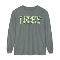 Load image into Gallery viewer, ☘️Lucky Long Sleeve Shirt – St. Patrick’s Day Vibes🌈