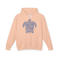 Load image into Gallery viewer, 🌊Ocean Conservation Hooded Sweatshirt by Comfort Colors 1467 Unisex | Keep Sea Plastic Free🐢 | Save the Coral 🪸 | Beach Lover Gift