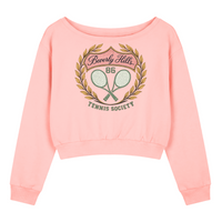 Load image into Gallery viewer, Beverly Hills Tennis Society Off Shoulder Sweatshirt