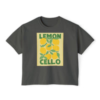 Load image into Gallery viewer, 🍋COOOOL Vintage Lemon Cello Boxy Tee, Cozy Casual Shirt, Gift for Her, Trendy Lemon Graphic Tee🍋