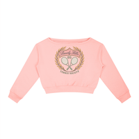 Load image into Gallery viewer, Beverly Hills Tennis Society Off Shoulder Sweatshirt