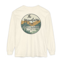 Load image into Gallery viewer, 🧗🏻‍♀️Mountains are Calling!  Long Sleeve T-Shirt - Comfort Colors
