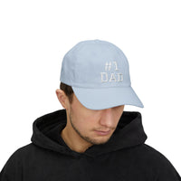 Load image into Gallery viewer, #1 Dad Hat, Father's Day Gift , Embroidered Baseball Cap, Dad Birthday Gift, New Dad Gift, Papa Hat, Gift for Father
