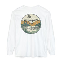 Load image into Gallery viewer, 🧗🏻‍♀️Mountains are Calling!  Long Sleeve T-Shirt - Comfort Colors
