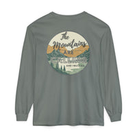 Load image into Gallery viewer, 🧗🏻‍♀️Mountains are Calling!  Long Sleeve T-Shirt - Comfort Colors
