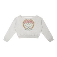 Load image into Gallery viewer, Beverly Hills Tennis Society Off Shoulder Sweatshirt