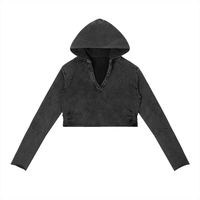 Load image into Gallery viewer, Vintage Washed Raw Edge Hoodie