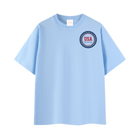 Load image into Gallery viewer, Dolphin and Starfish Flag Unisex T-Shirt — Patriotic USA Coastal Tee